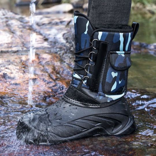 Damen Winterstiefel mit isolierendem Innenfutter und rutschfester Sohle R&B