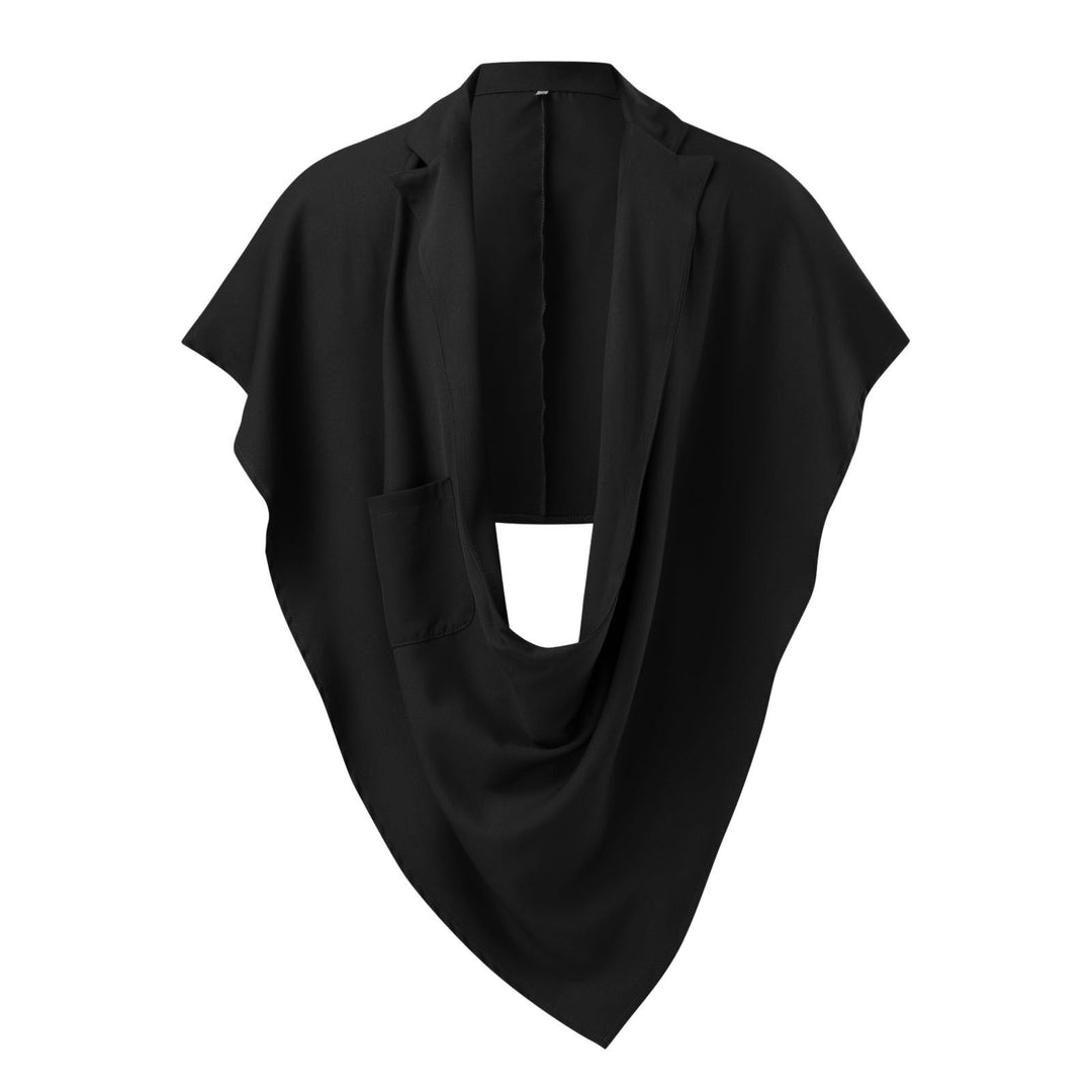 Damen Elegante Oversize-Umhangjacke mit praktischem Taschen-Design R&B