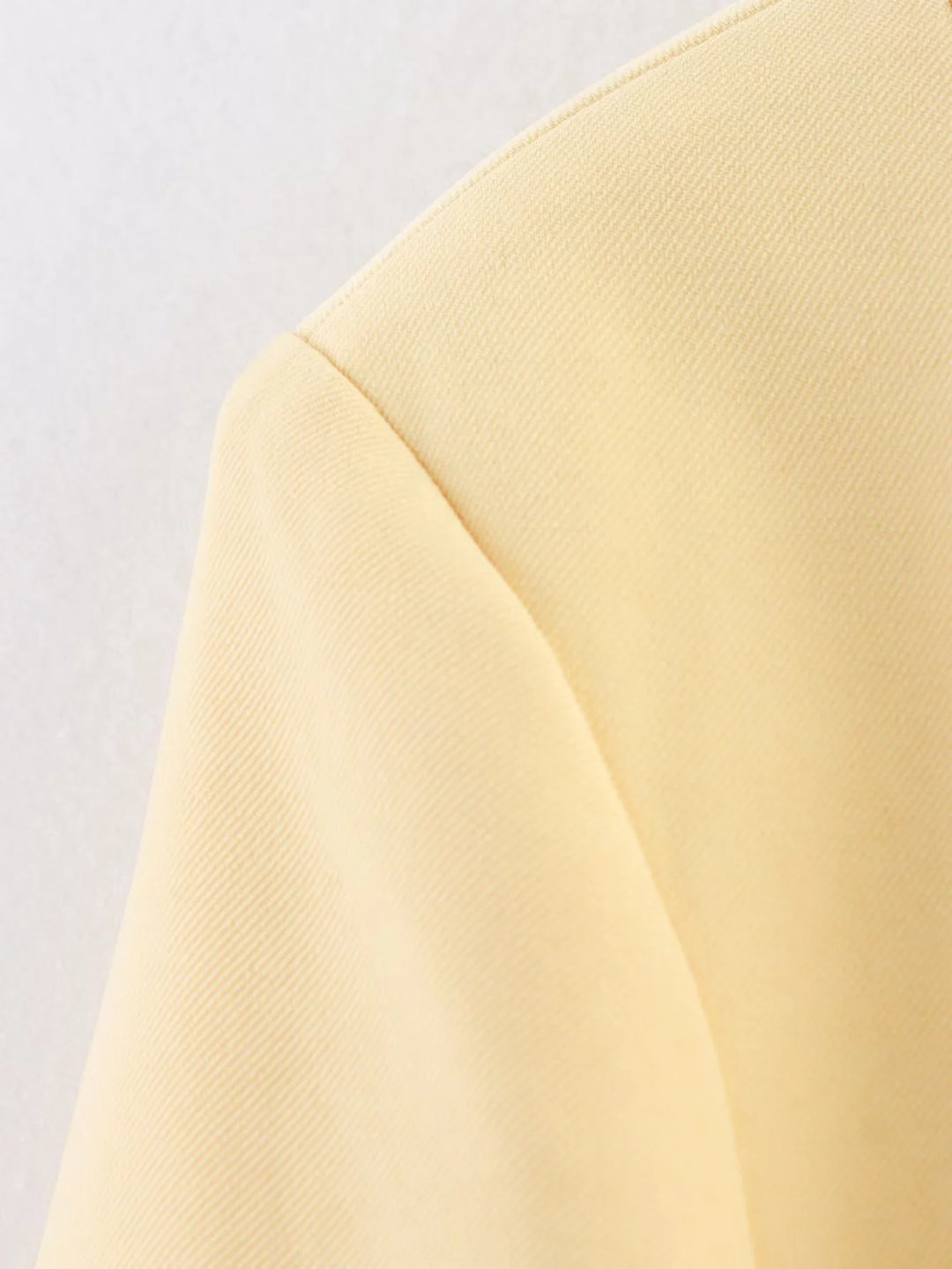 Damen Elegante Blazerjacke mit feinen Knopfdetails und praktischen Taschen R&B
