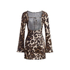 Damen Minikleid im angesagten Leopardenmuster R&B