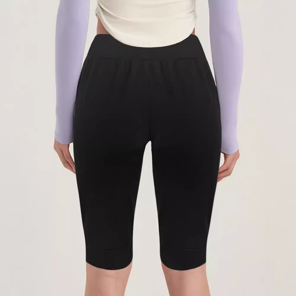 Damen Sportliche Capri-Hosen mit elastischem Bund und praktischen Seitentaschen R&B