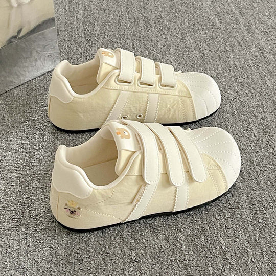 Damen Sneakers mit Velcro-Verschluss und lustigem Tierdesign R&B