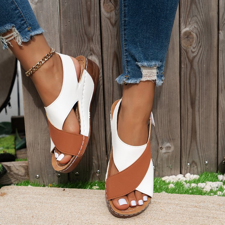 Damen Komfortable Keil-Sandalen R&B
