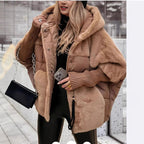Damen Kuschelige Steppjacke mit abnehmbarer Kapuze und warmem Fleeceeinsatz R&B