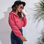 Damen Kurzjacke mit lässigem Schnitt und praktischen Brusttaschen R&B