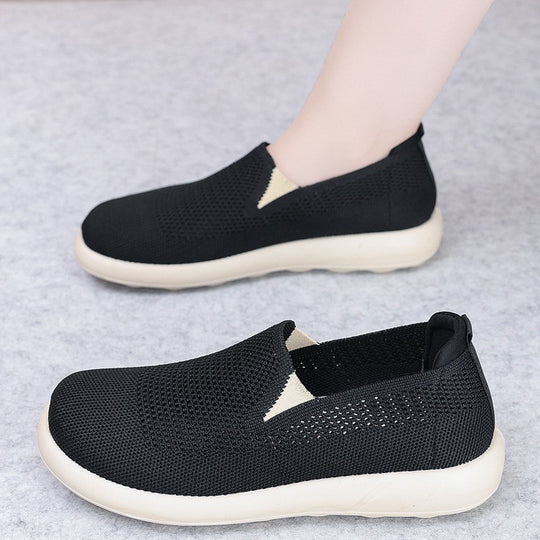 Damen Atmungsaktive Freizeit-Schuhe mit elastischem Einstieg R&B