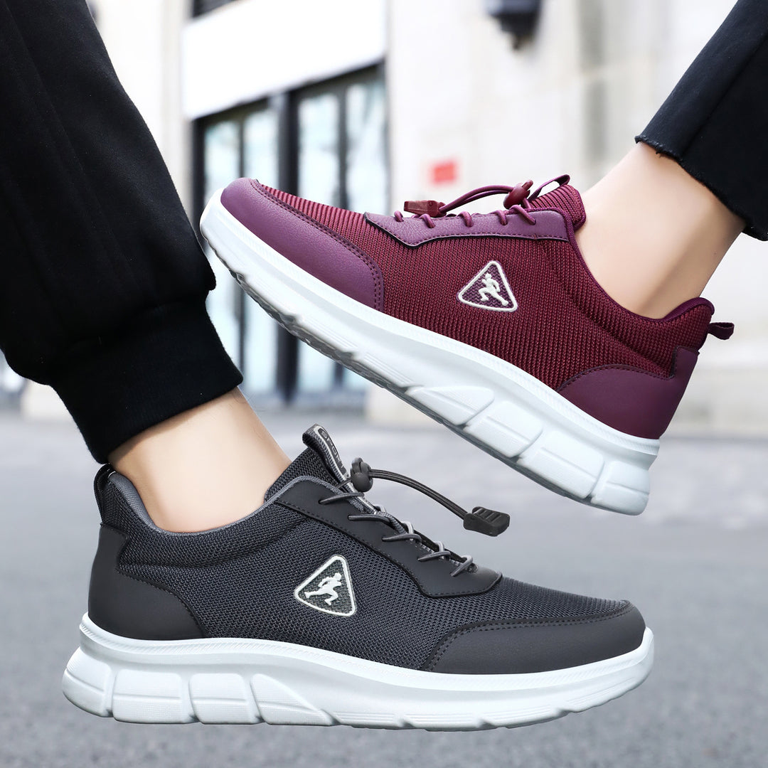 Damen Sportliche hochdämpfende Sneakers mit atmungsaktivem Obermaterial R&B