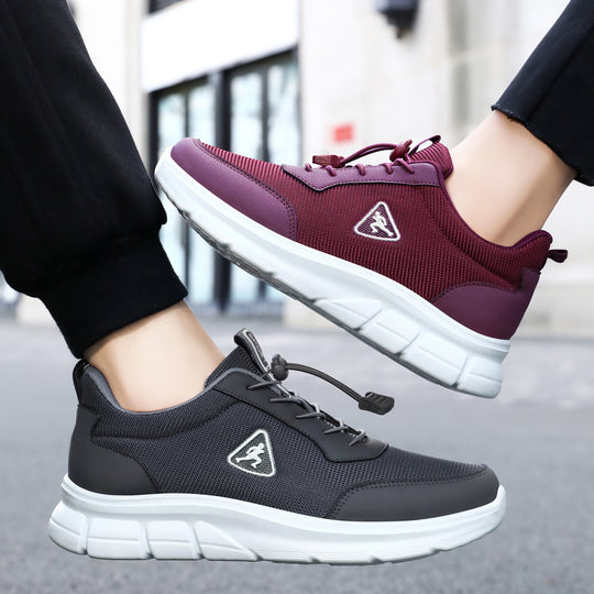 Damen Sportliche hochdämpfende Sneakers mit atmungsaktivem Obermaterial R&B