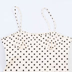 Damen Maxikleid mit Polka-Dots R&B