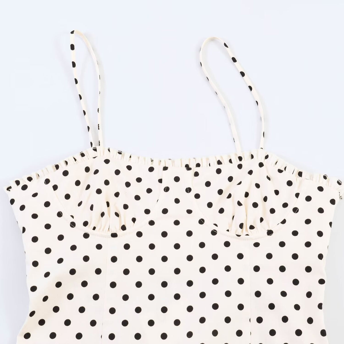 Damen Maxikleid mit Polka-Dots R&B