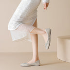 Damen Ballerinas mit funkelndem Strass und eleganter Verzierung