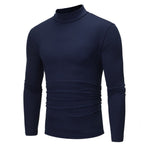 Herren Rollkragenpullover mit enger Passform und edel strukturiertem Material R&B