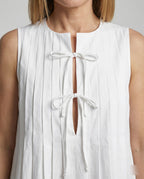Damen Freizeitkleid ärmellos mit Plissee