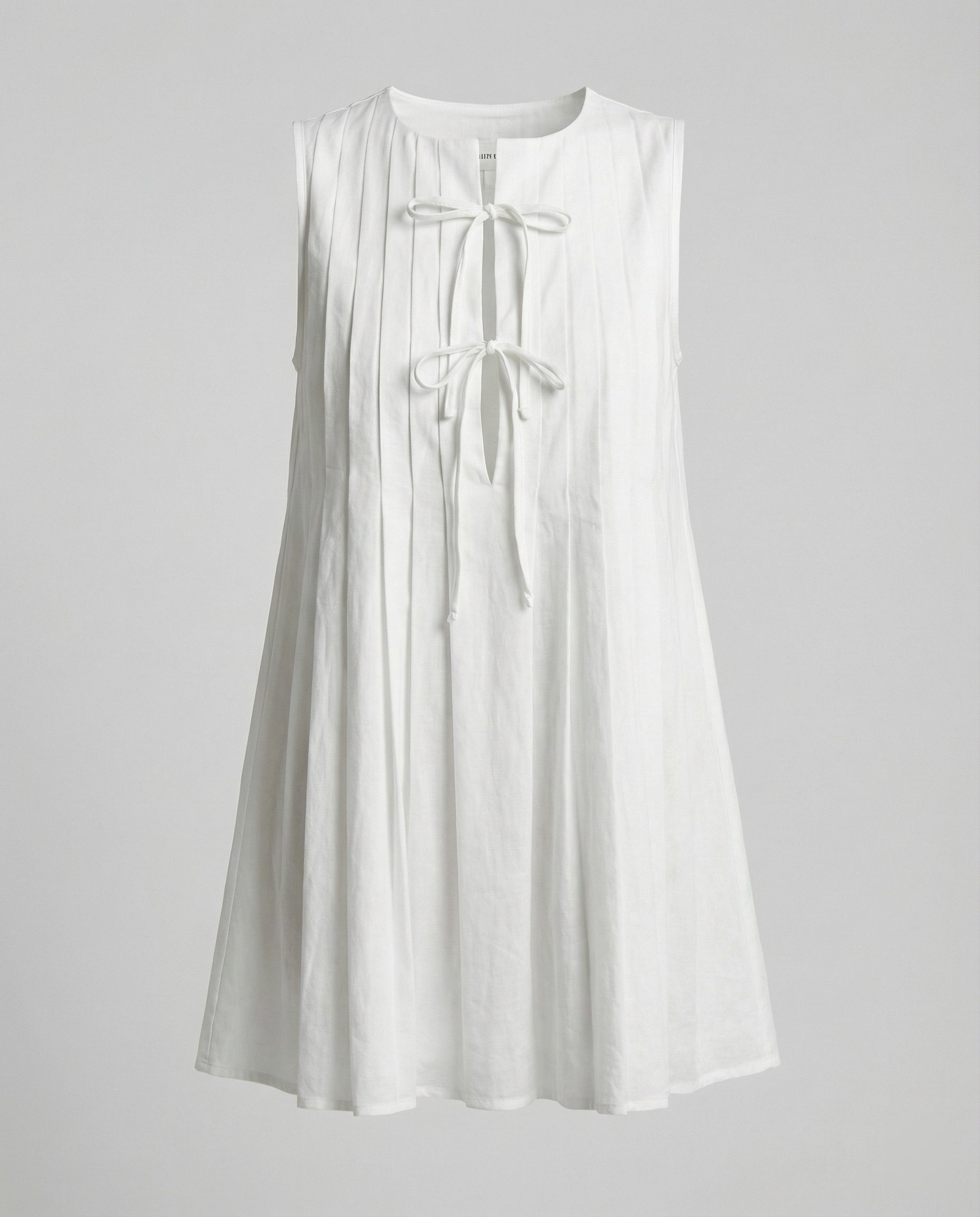 Damen Freizeitkleid ärmellos mit Plissee