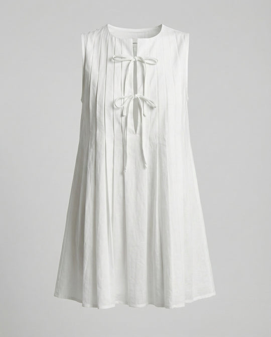 Damen Freizeitkleid ärmellos mit Plissee
