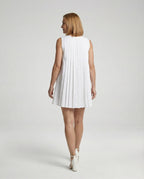 Damen Freizeitkleid ärmellos mit Plissee
