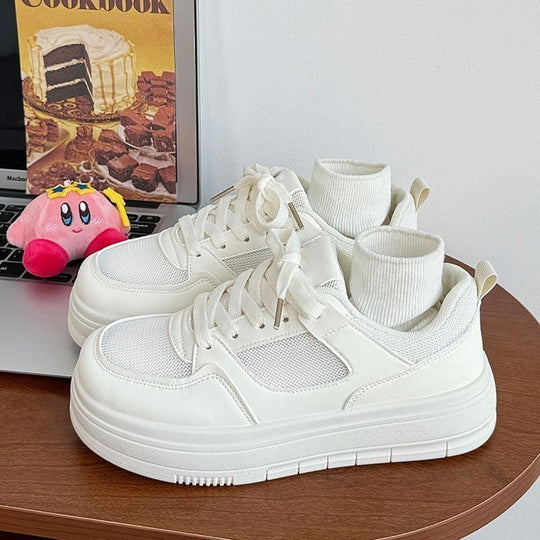 Damen modische Sneaker mit atmungsaktiver Textiloberfläche und bequemer Laufsohle R&B
