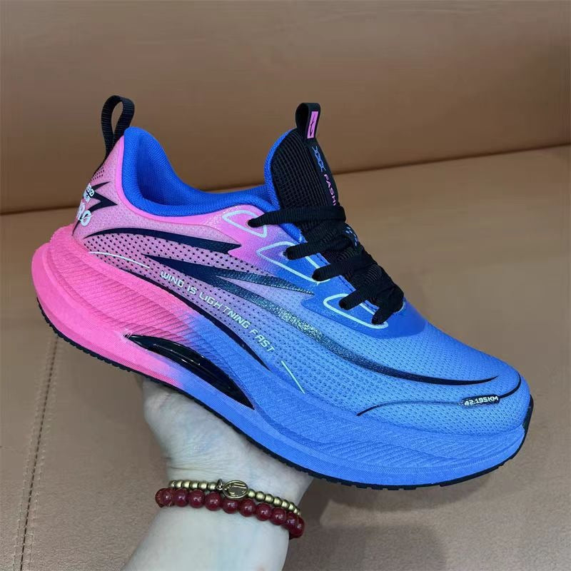 Damen Hochleistungs-Laufschuhe mit atmungsaktiver Oberflächenstruktur und flexibler Dämpfungstechnologie