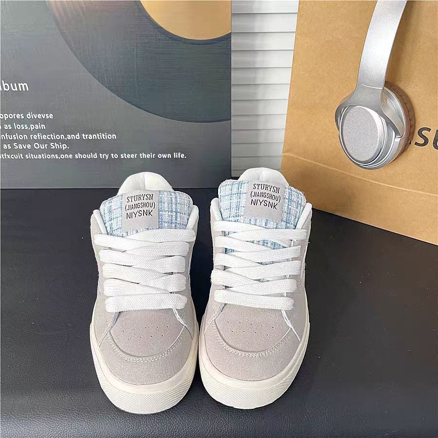 Damen Sneakers im lässigen Retro-Design mit atmungsaktiver Mesh-Oberfläche und dämpfender Sohle R&B