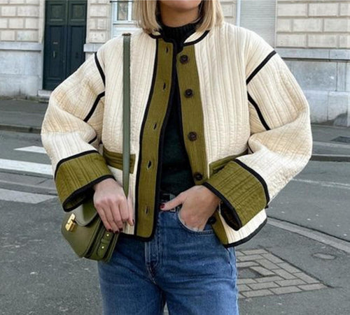 Damen modische Steppjacke R&B