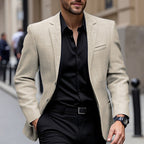 Herren eleganter strukturierten Blazer R&B