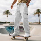Herren Sportliche Cargo-Hose mit praktischen Taschen und elastischem Bund R&B