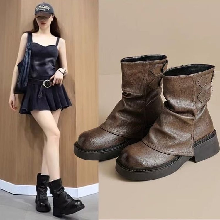 Damen Stiefeletten mit modischem Design und komfortabler Sohle R&B