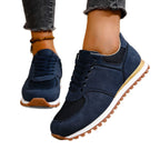 Damen Sportliche Freizeitsneaker mit atmungsaktivem Obermaterial und rutschfester Sohle R&B
