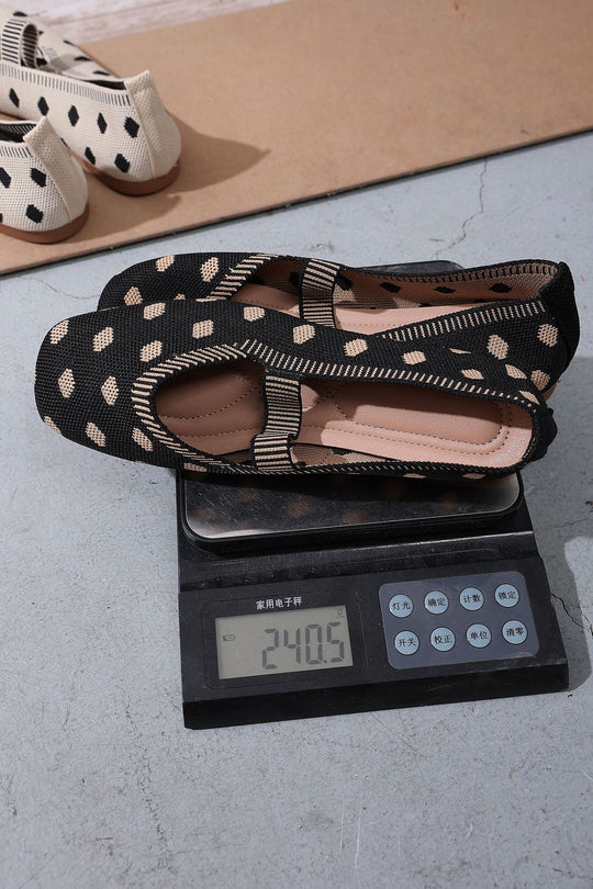 Damen Bequeme und stylische Ballerinas mit elastischem Riemen R&B