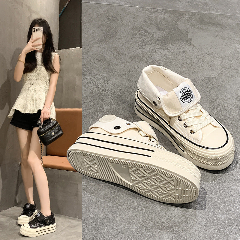 Damen Modische Plateau Sneakers mit hohem Tragekomfort und flexiblem Obermaterial R&B