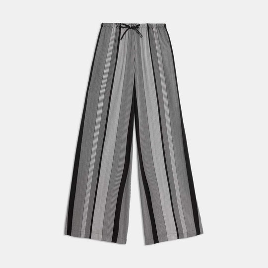 Damen Weit geschnittene Sommerhose mit elastischem Bund R&B