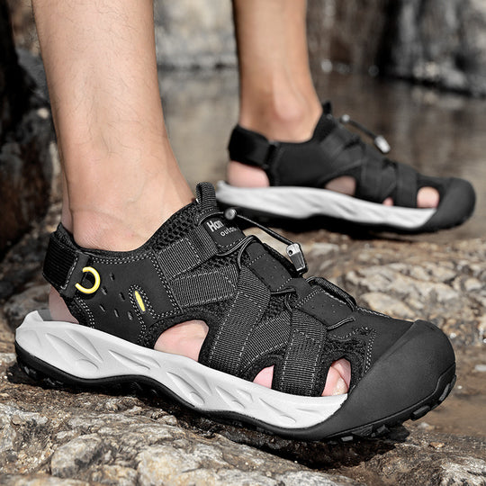 Damen Sportliche Outdoor-Sandalen mit effektivem Fersenhalt und rutschfester Sohle R&B