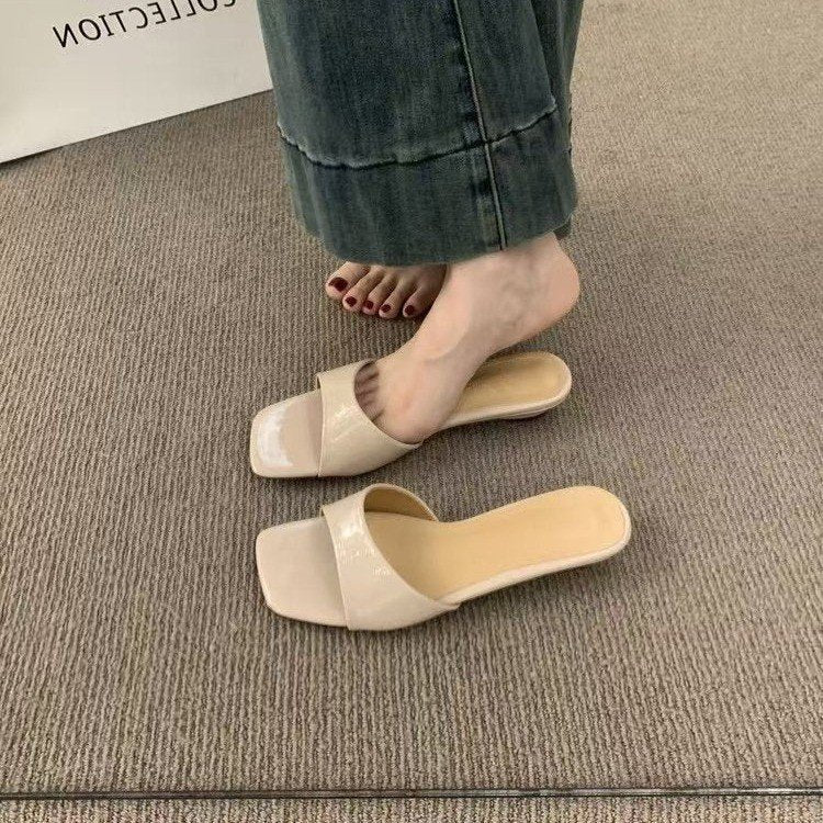Damen modische Slipper mit komfortabler Fußbettgestaltung und hochwertiger Obermaterial R&B