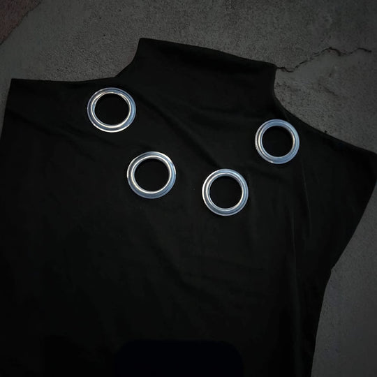 Damen T-Shirt mit einzigartigen Ösen R&B