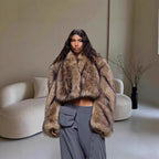 Damen Kunstfelljacke R&B