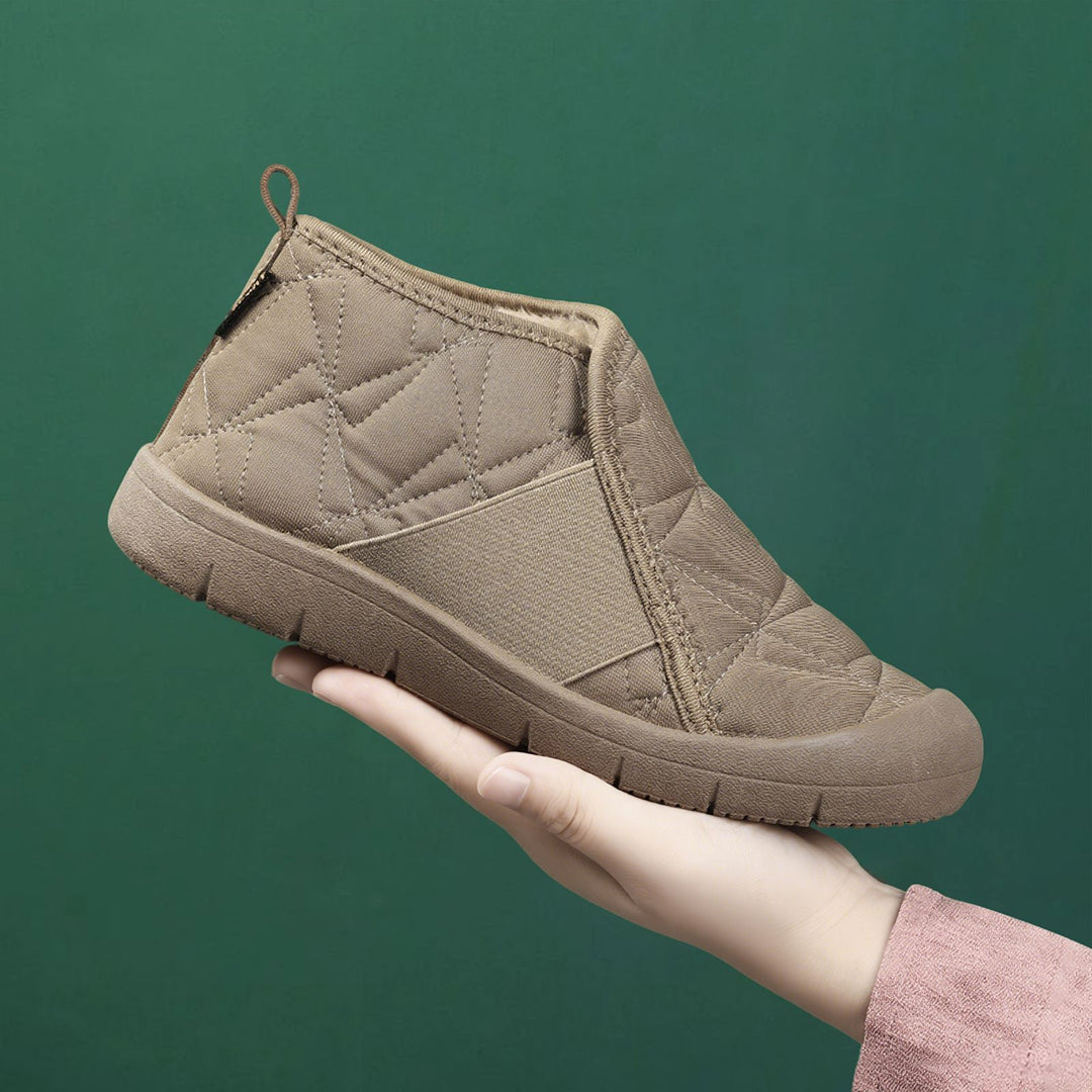Damen Bequeme Fleecegefütterte Winterstiefel R&B