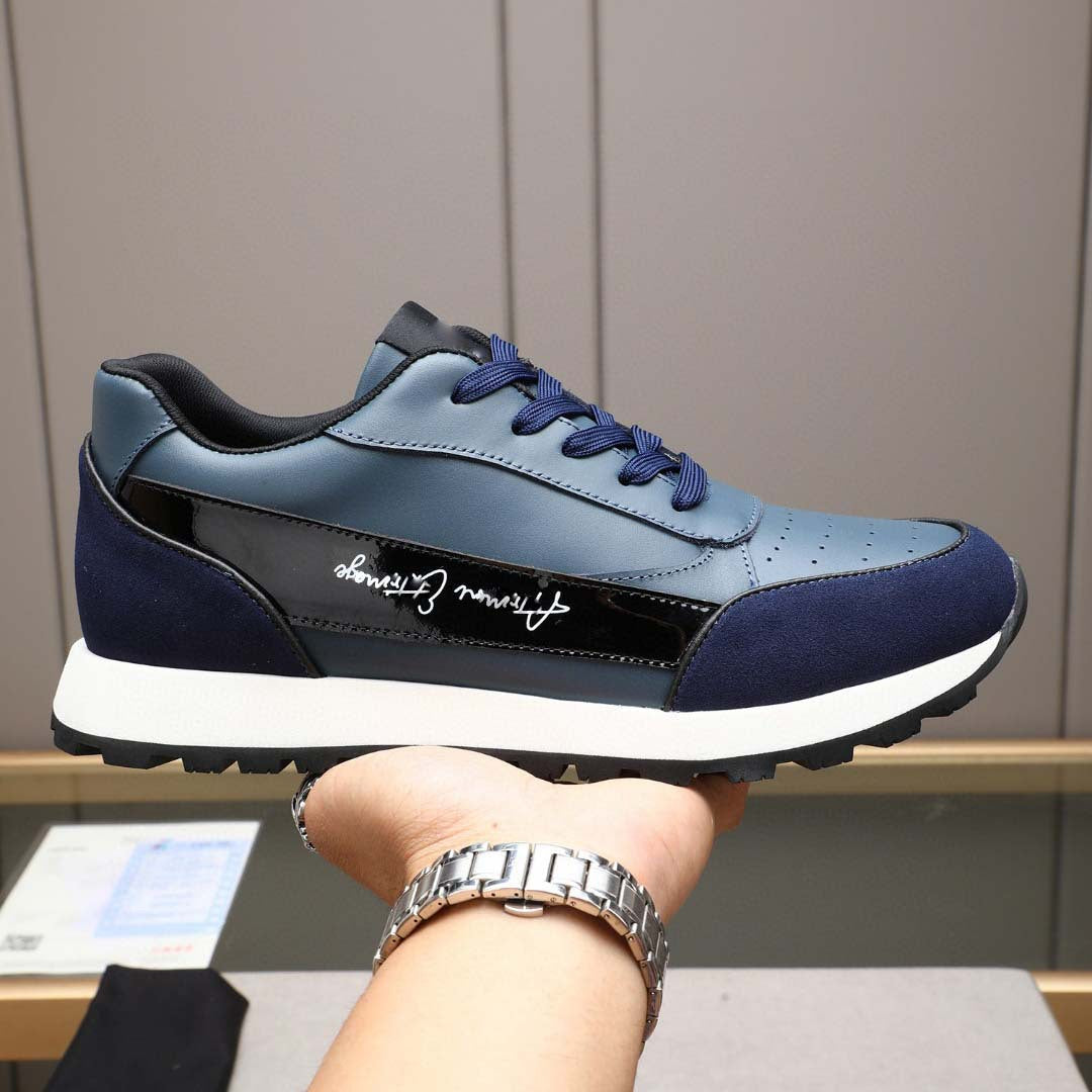 Damen Sportliche Sneakers mit hochwertiger Leder-Oberfläche und rutschfester Sohle R&B