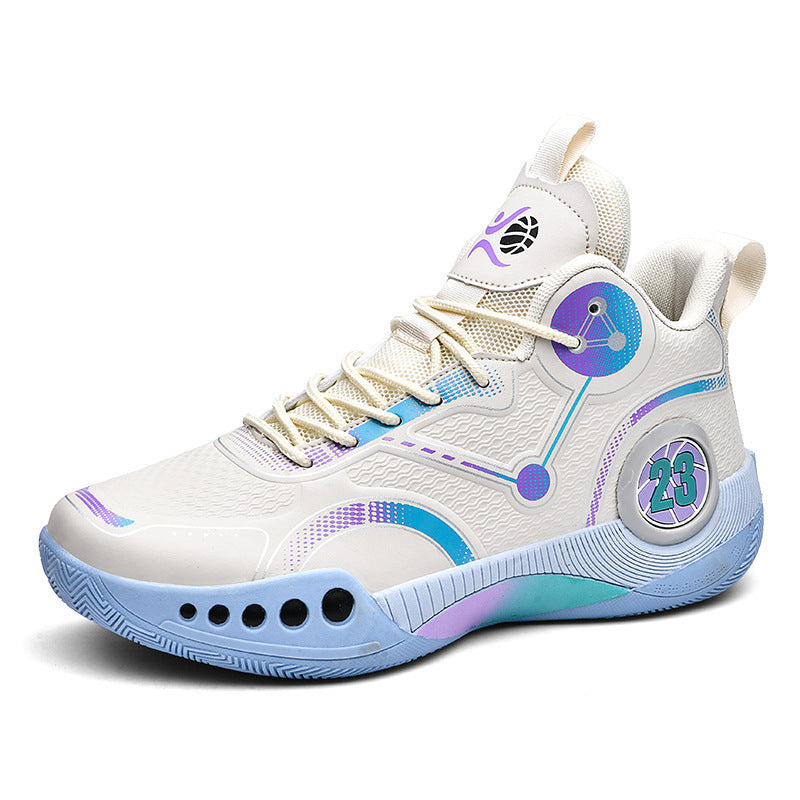 Damen Sportliche Basketball-Schuhe mit atmungsaktiver Oberflächenstruktur und innovativer Dämpfungstechnologie R&B