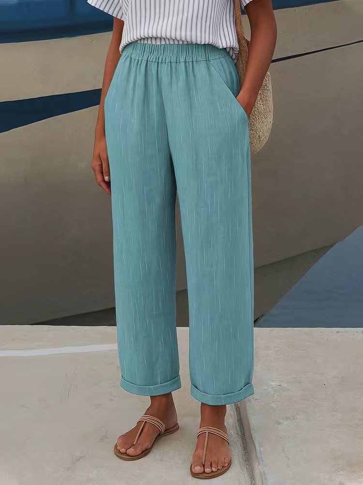 Damen Bequeme Sommerhose R&B