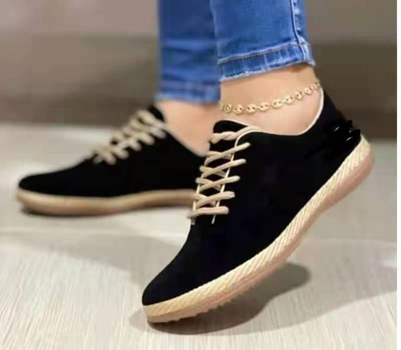 Damen Freizeit Sneakers mit hochwertiger Wildleder-Oberfläche und rutschfester Sohle R&B