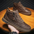 Herren Hochwertige Leder Sneakers R&B