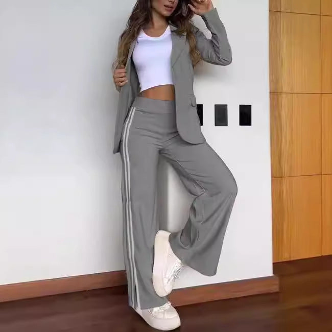 Damen Sportliches Blazer- und Hosenset Heidi-Mode