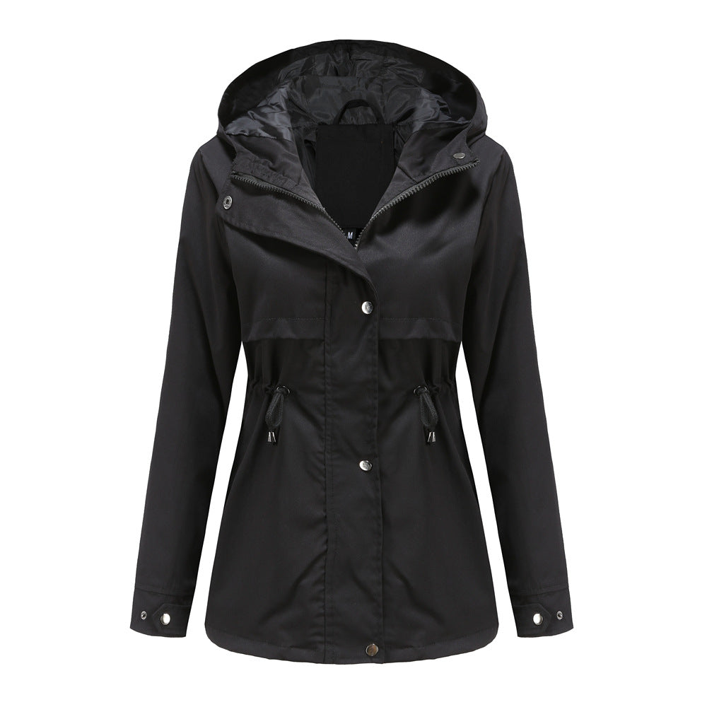 Damen funktionale Übergangsjacke mit verstellbarem Taillenbündchen R&B