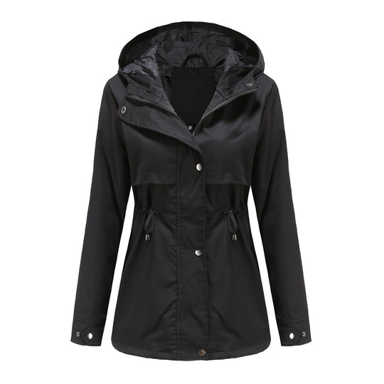 Damen funktionale Übergangsjacke mit verstellbarem Taillenbündchen R&B