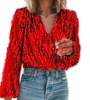 Damen Paillettenstoff mit schimmerndem Effekt R&B