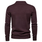 Herren Rollkragenpullover aus weichem Strickmaterial mit feiner Rippstruktur