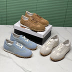 Damen Sportliche Sneaker mit hochwertigem Wildleder-Obermaterial und rutschfester Sohle