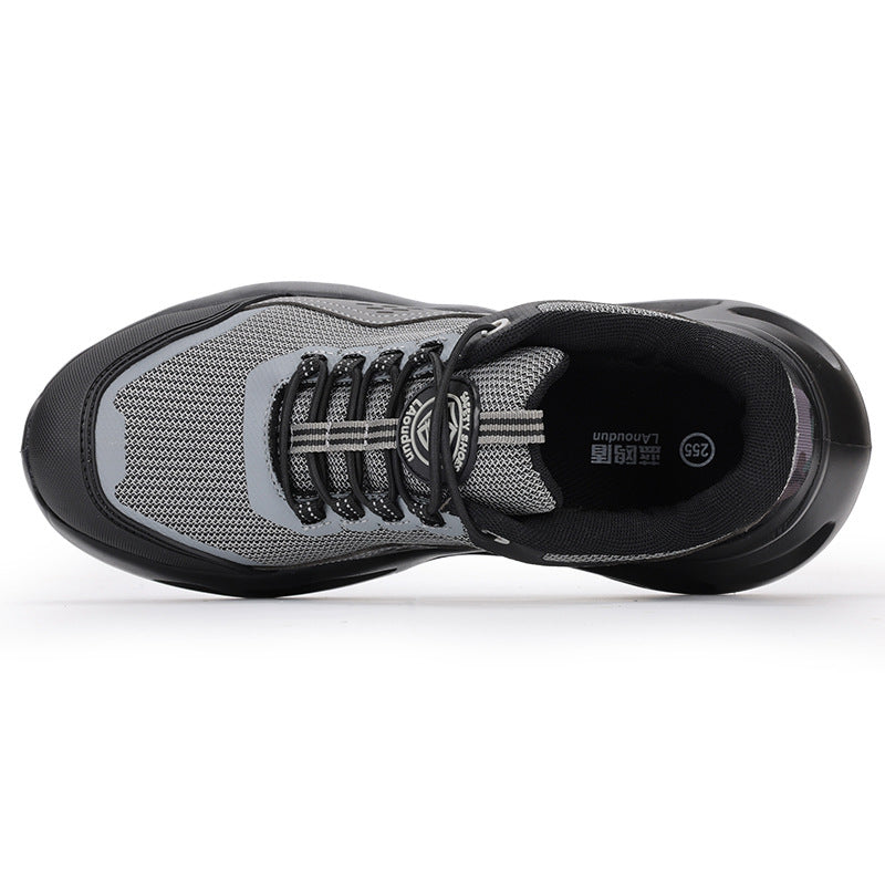 Herren sportliche Sicherheits-Sneaker mit stoßdämpfender Sohle und rutschfestem Profil R&B