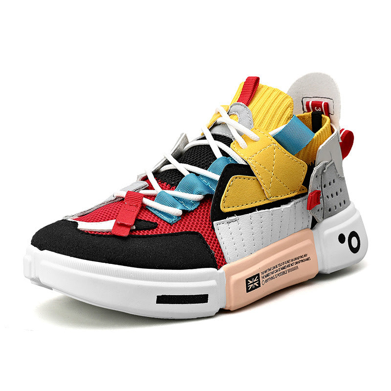 Damen Sportliche High-Top Sneakers mit strapazierfähigem Obermaterial und atmungsaktiver Struktur R&B