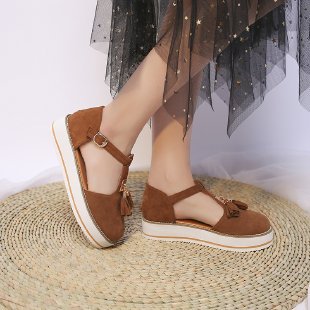 Damen Stilvolle Slip-On Sandalen R&B
